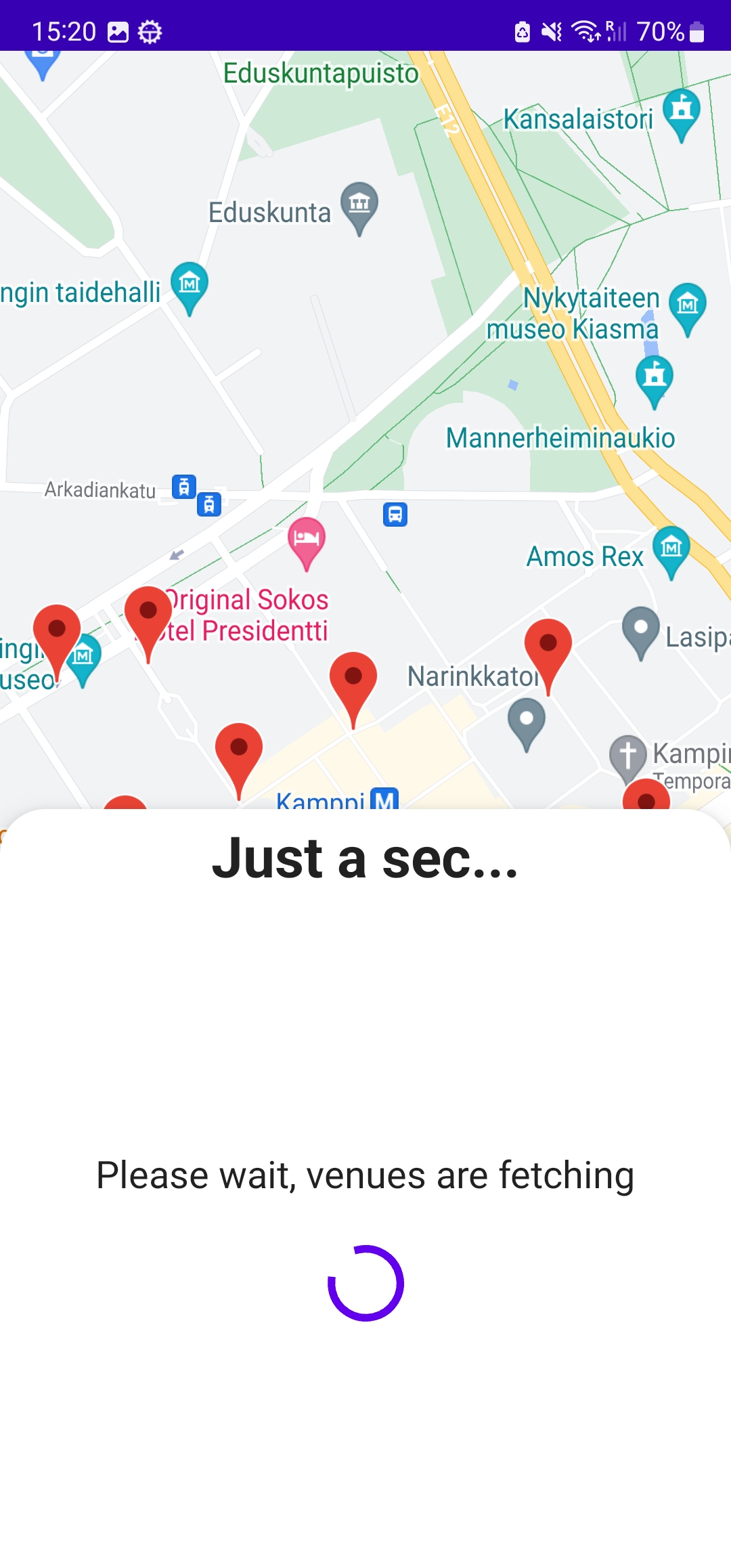 FetchingVenues